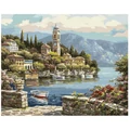 Kép 2/9 - Csendes öböl - Számfestő készlet, kerettel (40x50 cm)