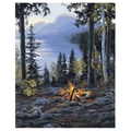 Kép 2/9 - Tábortűz - Számfestő készlet, kerettel (40x50 cm)