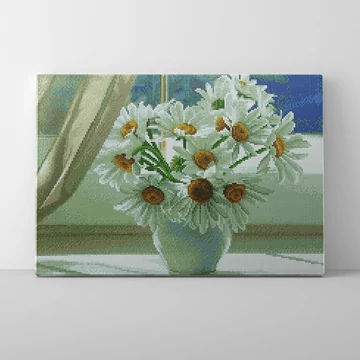 Százszorszépek - Gyémántszemes kirakó készlet, kerettel (40x50 cm)