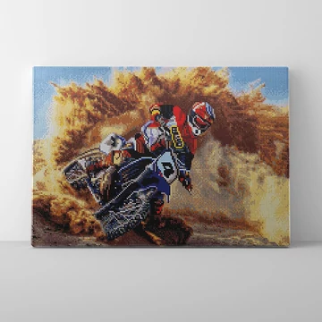 Adrenalin - Gyémántszemes kirakó készlet, kerettel (40x50 cm)
