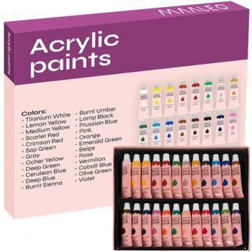 Akril festék készlet – 24 szín × 12 ml