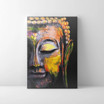 Buddha arc - Számfestő készlet, kerettel (40x50 cm)