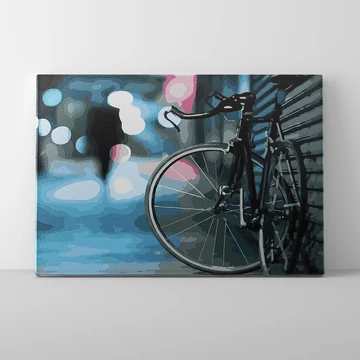 Éjszaka a városban - Számfestő készlet, kerettel (40x50 cm)