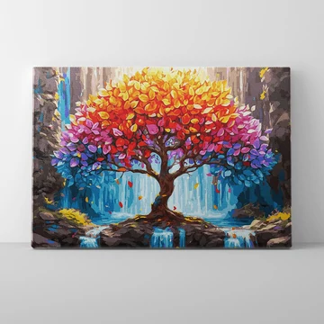 Suttogások koronája - Számfestő készlet, kerettel (40x50 cm)
