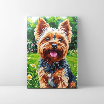 Yorki - Számfestő készlet, kerettel (40x50 cm)