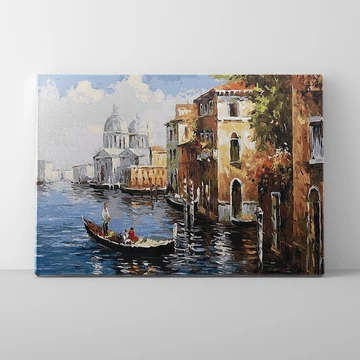 Utazás Velence környékén - Számfestő készlet, kerettel (40x50 cm)