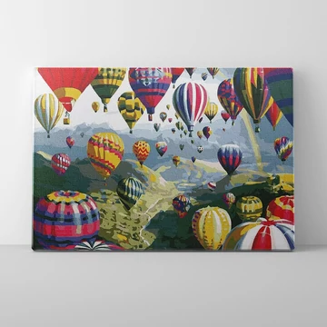 Mennyei felvonulás - Számfestő készlet, kerettel (40x50 cm)