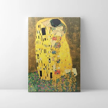 A csók (Gustav Klimt) - Számfestő készlet, kerettel (40x50 cm)