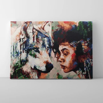Tükröződés - Számfestő készlet, kerettel (40x50 cm)