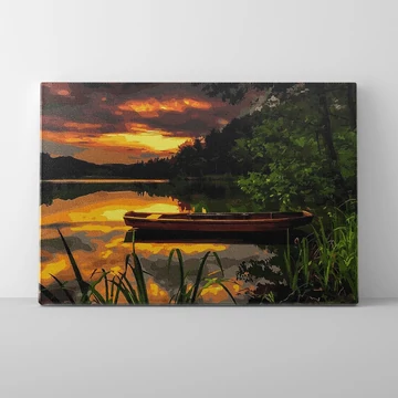 Földi paradicsom - Számfestő készlet, kerettel (40x50 cm)