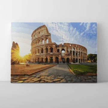 Colosseum - Számfestő készlet, kerettel (40x50 cm)