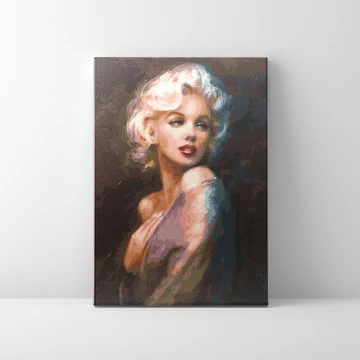 Marilyn Monroe - Számfestő készlet, kerettel (40x50 cm)