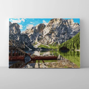 Álomszerű kilátás - Számfestő készlet, kerettel (40x50 cm)