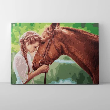 Igaz barátság - Számfestő készlet, kerettel (40x50 cm)
