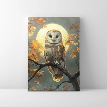 Az éjszaka őre - Számfestő készlet, kerettel (40x50 cm)