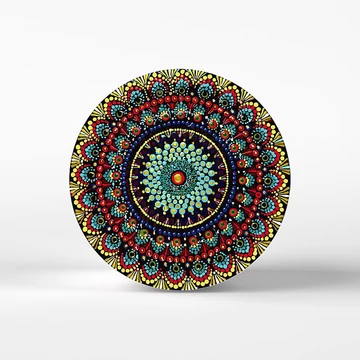 Az Univerzum közepe - Számfestő készlet, kerek kerettel (40x40 cm)