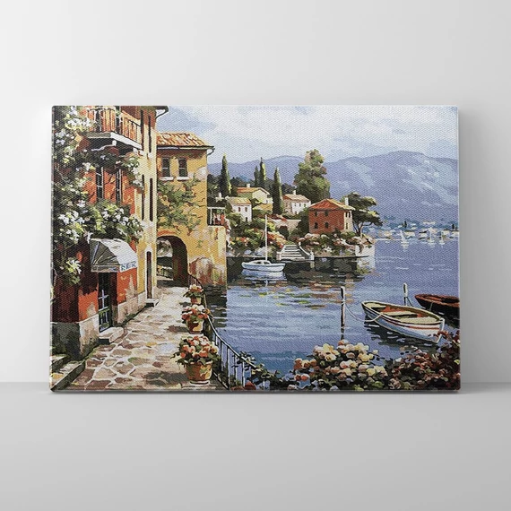 Békés öböl - Számfestő készlet, kerettel (40x50 cm)