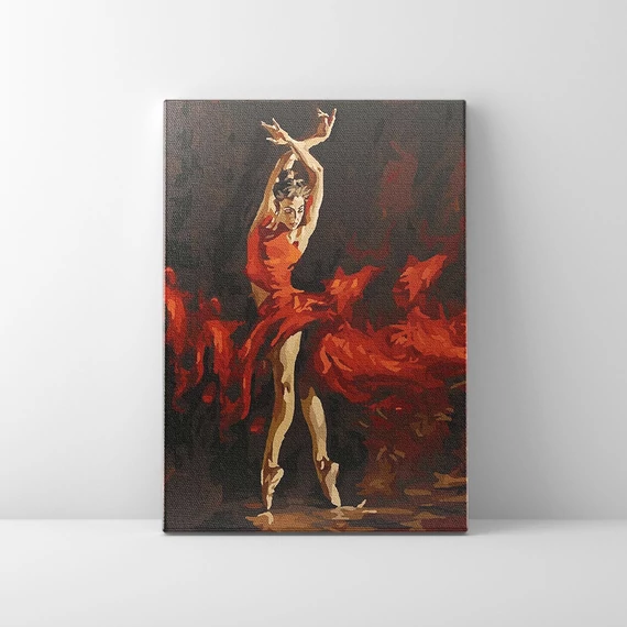 Latin vér - Számfestő készlet, kerettel (40x50 cm)