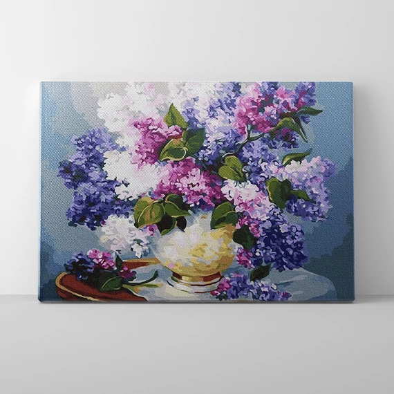 Az orgona illata - Számfestő készlet, kerettel (40x50 cm)