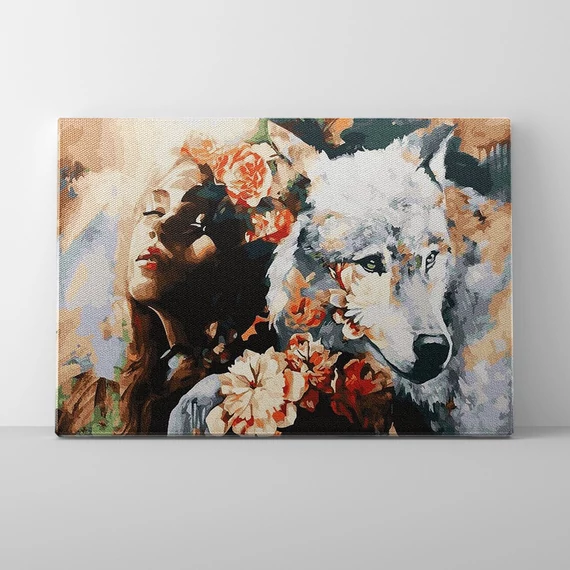 Belső harmónia - Számfestő készlet, kerettel (50x65 cm)