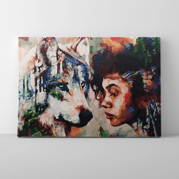 Tükröződés - Számfestő készlet, kerettel (40x50 cm)