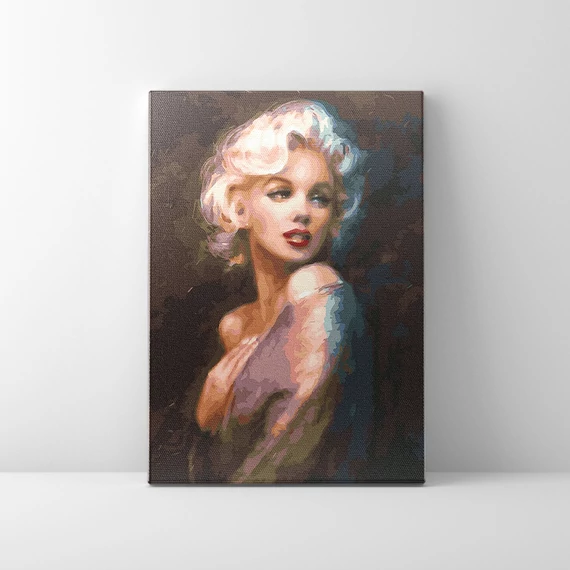 Marilyn Monroe - Számfestő készlet, kerettel (40x50 cm)