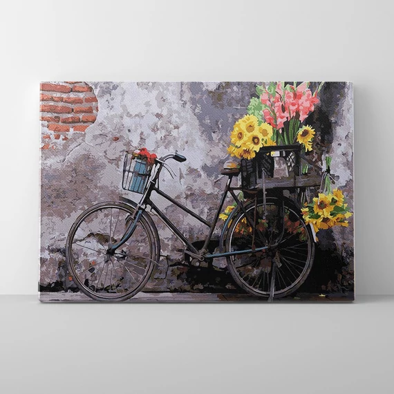 Amszterdami látkép - Számfestő készlet, kerettel (40x50 cm)