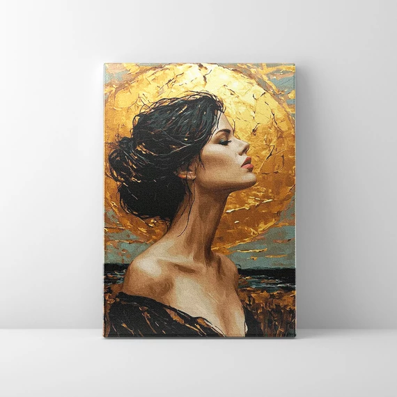 Arany Lélek - Számfestő készlet, kerettel (40x50 cm)